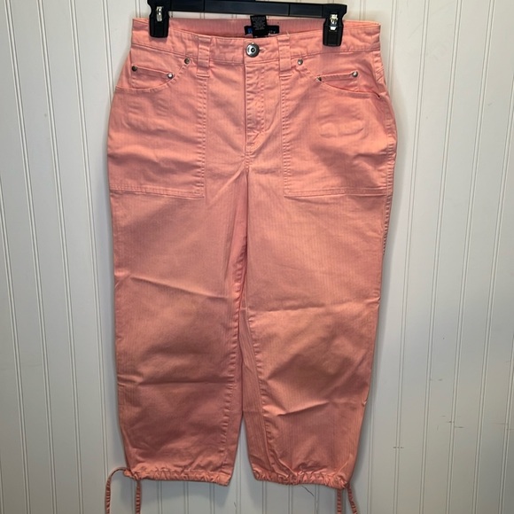 Relativity Pink  Capris size 8 - Picture 1 of 10